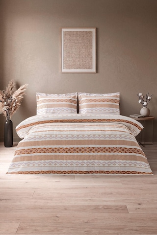Ester %100 Pamuk Tek Kişilik Pike Takımı 160x220 Kiremit