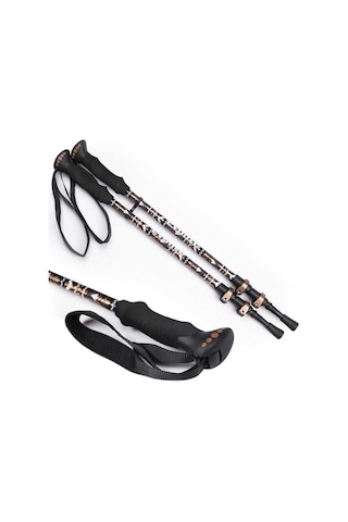 Evolite Yürüyüş Batonu Golden Trekking Poles Siyah