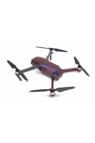 DJI Mavic Pro için Mor Karbon Grafik Su Geçirmez Pvc Cilt Çıkartm
