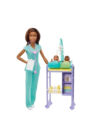 Barbie Ben Büyüyünce Çocuk Doktoru Oyun Seti Dhb63 - Gkh24