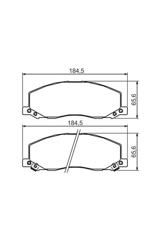 Opel Insignia 1.6Cdti 2015-2017 Bosch Ön Balata N11.4642