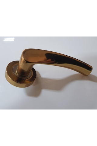 Çelik Kapı Kolu Rozetli Turna Albrifin Saten Sağ