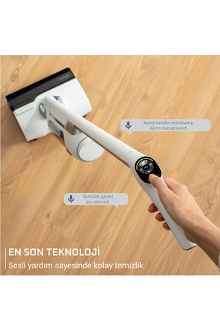 Tefal X-Clean 10 GF7540 Islak Kuru Şarjlı Dikey Süpürge