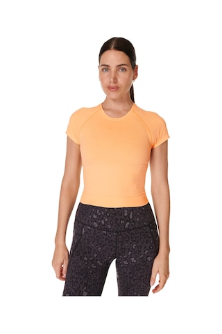 Sweaty Betty Sweaty Betty Athlete Crop Seamless Workout Kadın Turuncu Koşu Tank Top 28339 Turuncu