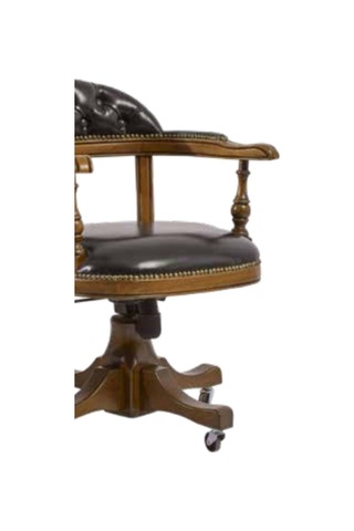 Bengimobilya Sandalye Zus149 Amatsör Model Tam Kolçak Kapitone Ahşap Iskelet P