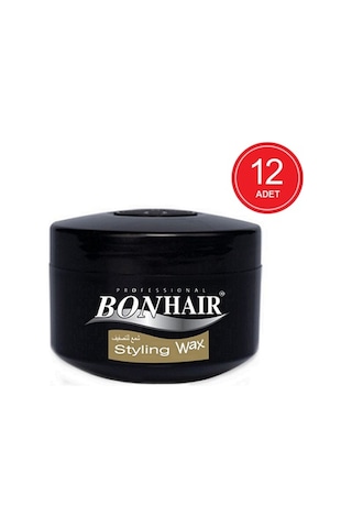 Bonhair Profesyonel Styling Wax 12 x 140 ML