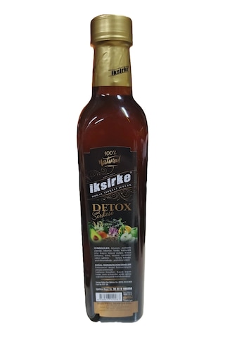 Iksirke Katkısız Detox Sirkesi 500 Ml 2adet