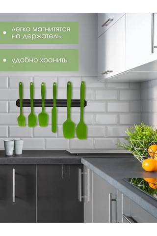 Ale-alena Silikon Spatula Seti 6 Parça 137864058 Yeşil