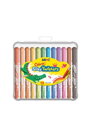 Amos Ucu Bır Arada Boya Colorıx Sılky Twıster 12Lı