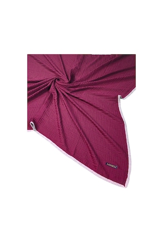 Mim Eşarp Mısırlı Eşarpları Biyeli Müslin Düz Renk Eşarp 100x100cm Bordo
