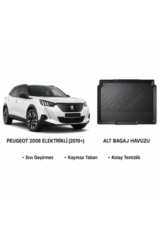 Peugeot 2008 Elektrikli 2019 Sonrası Alt Bagaj Havuzu