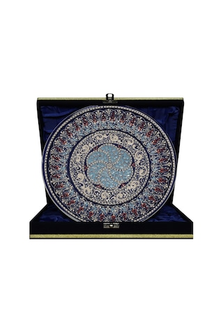 E38 El İşçiliği Çini Tabak 25 Cm - 6669