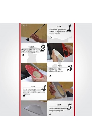 Nissan Qashqai Beyaz Shark Balık Sırtı Araç Üstü Radio Anteni