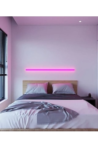 GLRAVM Dekoratif Uzaktan Kumandalı Rgb Led Duvar Aplik Antrasit