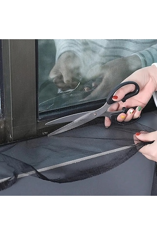 Çift Kanat Yıkanabilir Sökülüp Takılabilir Siyah Sineklik 125x150cm 125 CM - 150 CM