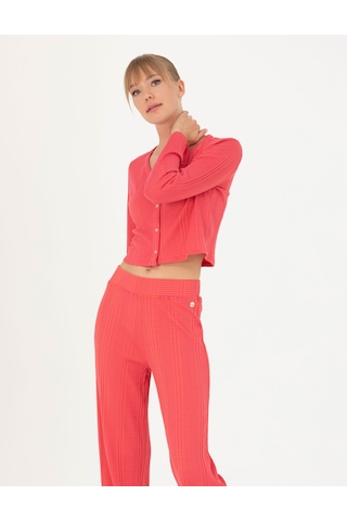 Pierre Cardin Kadın Fuşya Hırka Örme 50263591-vr023 Fuşya