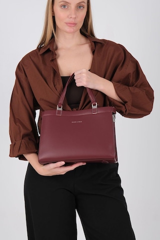Silver Polo Sp1237 Kadın El Çantası Cilt Bordo-bordo