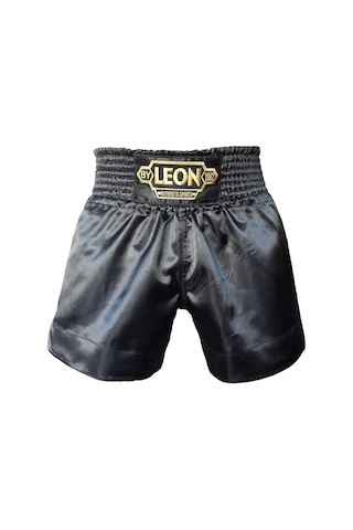 Leon Ground Kick Boks ve Muay Thai Şortu Siyah BYL1006 Siyah