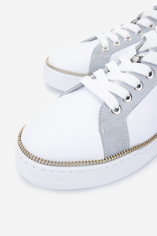 Valmenti Kadın Hakiki Deri Sneakers & Spor Ayakkabı 1115 1950 Bn Ayk Y25 Byz Fltr/tas Suet/grı Kroko Beyaz