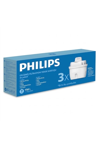 Philips Awp211 Micro X-clean Su Arıtma Filtresi Üçlü 3'lü