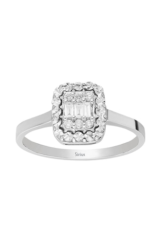 Sirius F Renk 0,14 Karat Baget Pırlanta Yüzük 0841R0018