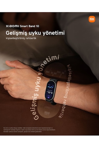 Smart Band 10 Silver Akıllı Bileklik Xiaomi Türkiye Garantili