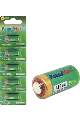 5 Adet Poundmax Alkalin 4lr44 4ag13, L1325 , 6v 1x 5'li Paket