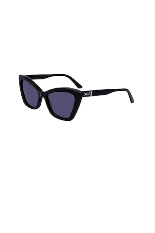 Karl Lagerfeld Kl 6105s 001 54 Kadın Cat Eye Siyah Kemik Güneş Gözlüğü Siyah