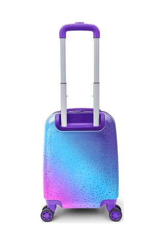 Coral High Kids Açık Pembe Mavi Kaplumbağa Desenli Çocuk Valizi 16724 Pembe - Mavi