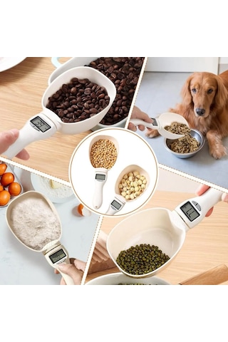 Dijital Ölçü Kaşığı - Terazili - 800 Gr Ölçme Kapasitesi Sarı