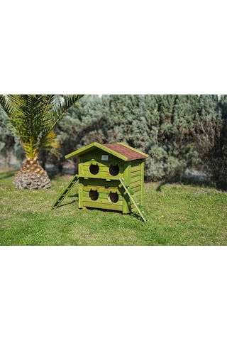 4 Yuvalı Kedi Evi Pati Emlak
