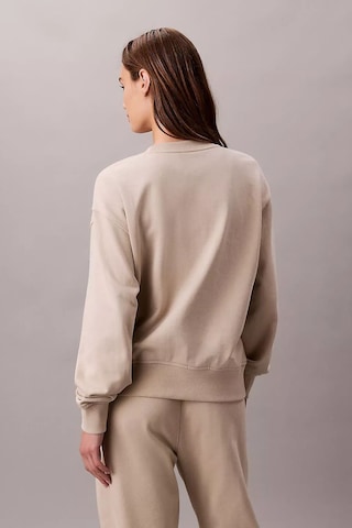 Kadın Regular Kalıp Bisiklet Yaka Sweatshirt - Bej Island Fossil