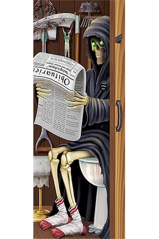 Youmex Halloween Pvc Duvar/door Stickerleri 2 Adet - Korku Atmosferi Oluşturucu, Kolay Uygulama, 200x38.5cm Toplam 77x200cm Diğer
