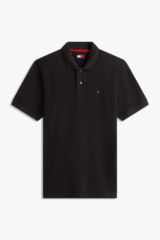 Tommy Hilfiger Tjm Erkek Regular Ess Siyah Polo Yaka T-shirt-13675 Siyah