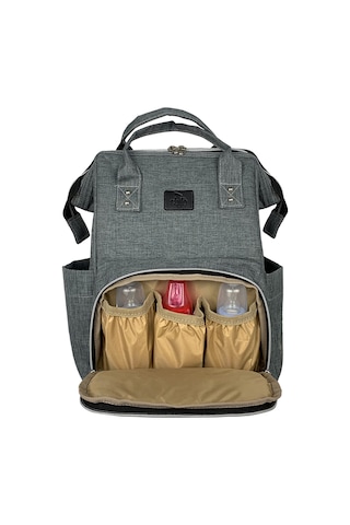 Bye Bye Paris Anne Bebek Bakım Sırt Çantası Gri