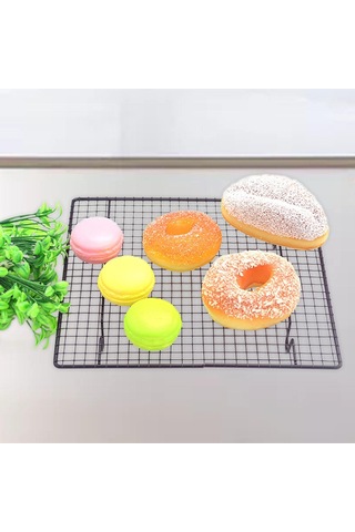 Homyl Soğutma Rafı Izgarası Tel Raf Pişirme Aracı Yapışmaz Gosterildigi Gibi