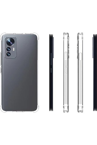 Xiaomi Mi 12 Lite Kılıf Şeffaf Nitro Anti Shock Kapak