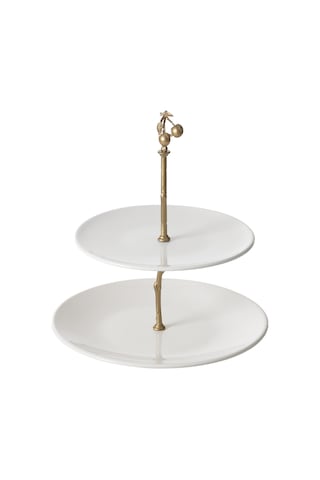 Mudo Home 2 Katlı Kiraz Sunumluk 21-27 Cm Çok Renkli