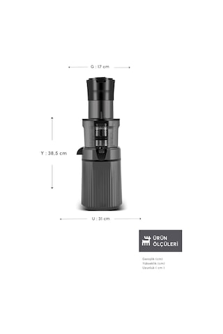 Karaca Fresh Press Slow Juicer Yavaş Sıkım Katı Meyve Sıkacağı