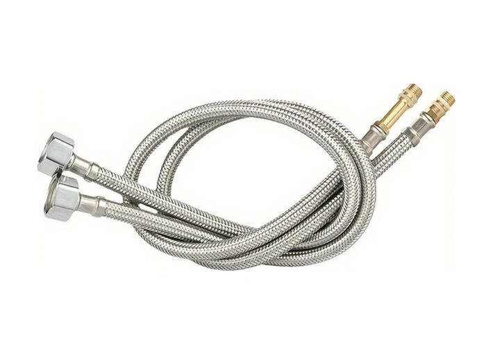 Trendooze Sunshine022 Paslanmaz Çelik Örgülü Su Isıtıcı Hortumu 23.62 Inç 2 Parça Evye Bağlantı Diğer