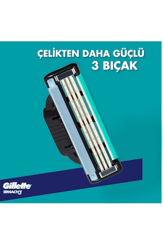 Gillette Mach 3 Yedek Başlık 4'lü