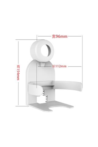 Qingmipy Google Wifi Mesh 2020 İçin Beyaz Abs Router Tutucu - Kabloları Gizle, Kurulum Kolay, Zırhlı Malzemeyle Odanı Temiz Tut