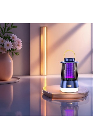 Xuweiwei Mavi 2025 Yeni Tasinabilir Usb Sarj Edilebilir Sivrisinek Oldurucu Lamba Ev Ve Kamp Icin Hafif Tek Dugmeli