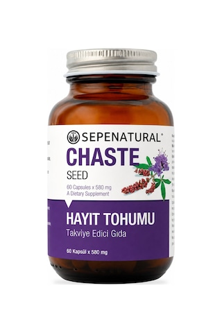 Sepe Natural Chaste Seed Hayıt Tohumu 60 Kapsül x 580 mg