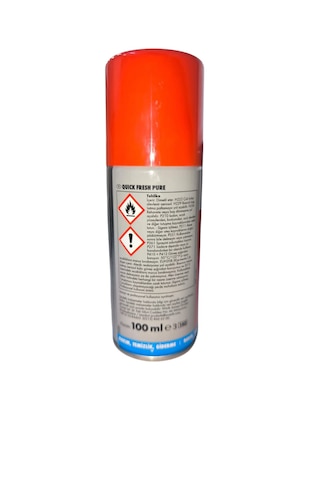 Würth Quick Fresh Pure Araç İçi Temizlemeye Spreyi 100ml 1 Adet