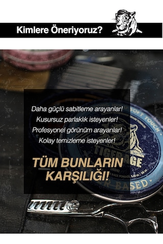 Dashu Classic Tiger Rage Pomade Profesyonel Ve Parlak Bitişli Güçlü Tutuşa Sahip Saç Sabitleyici Jel 160 ML