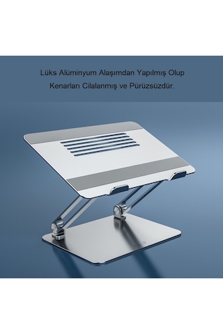 Triline Full Alüminyum Ayarlanabilir Macbook Laptop Standı 10-17