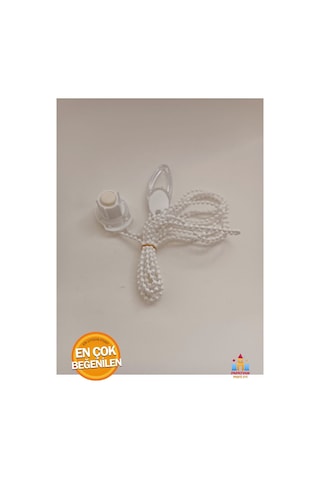 Stor Zebra Perde Zinciri Stor Perde Tamir Aparatı Zincir Boyu 150 Cm Beyaz