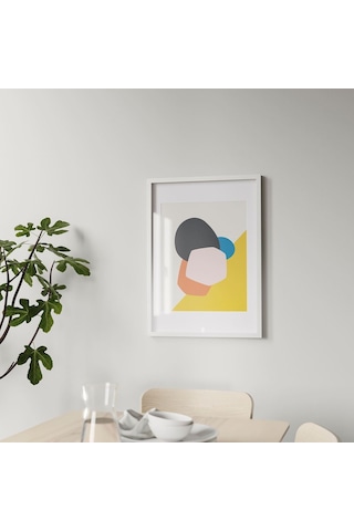 Beyaz Çerçeve, Beyaz, 50x70 Cm