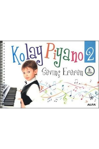 Kolay Piyano 1 - Kolay Piyano 2 - Sevinç Ereren - 2 Kitap Set